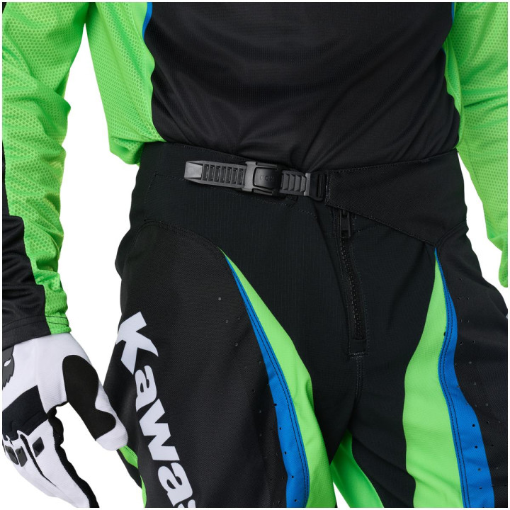 Pantalon FOX 180 Kawasaki noir | Oxmoto