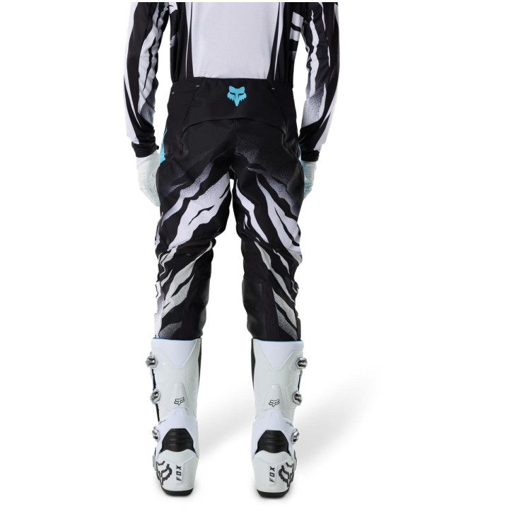 Pantalon FOX 360 clutch blanc/noir | Oxmoto