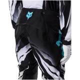 Pantalon FOX 360 clutch blanc/noir | Oxmoto