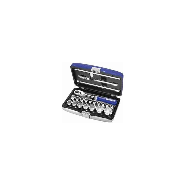 Coffret douilles & cliquet Expert 1/2" | Oxmoto