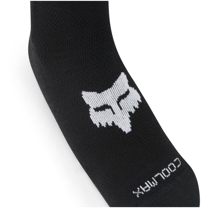 Chaussettes FOX flexair knee brace noir | Oxmoto