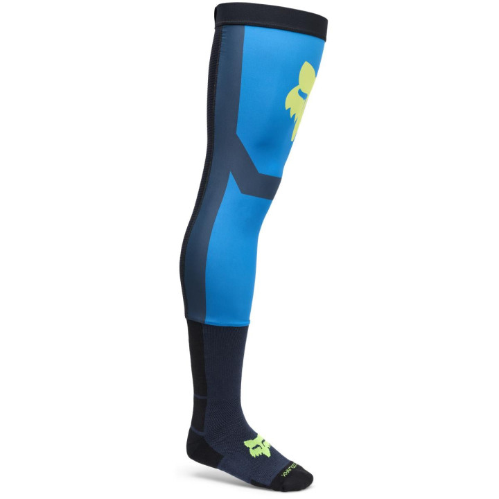 Chaussettes FOX flexair knee brace bleu | Oxmoto