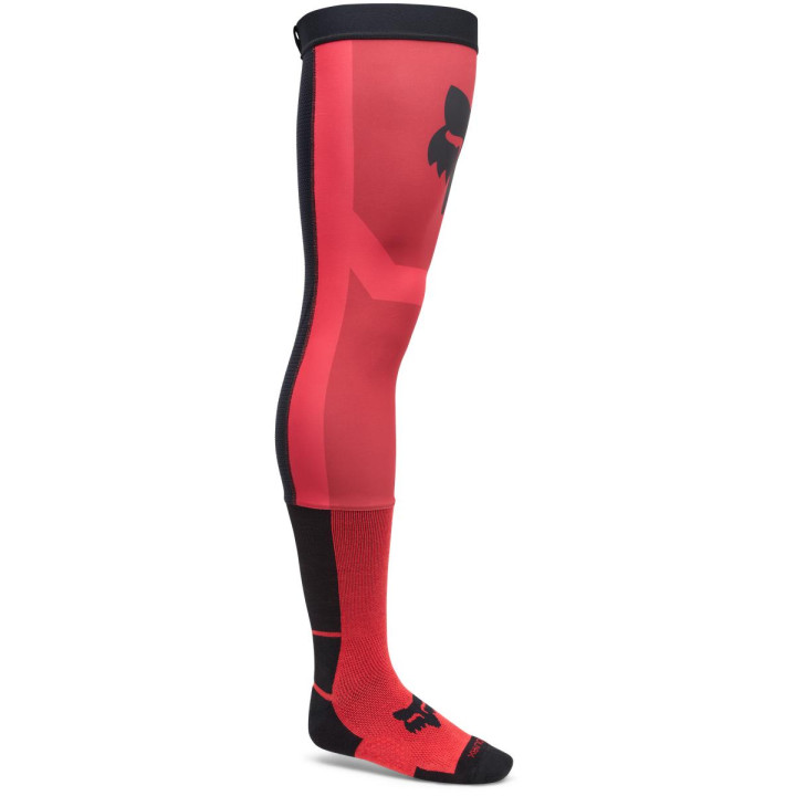 Chaussettes FOX flexair knee brace rouge | Oxmoto