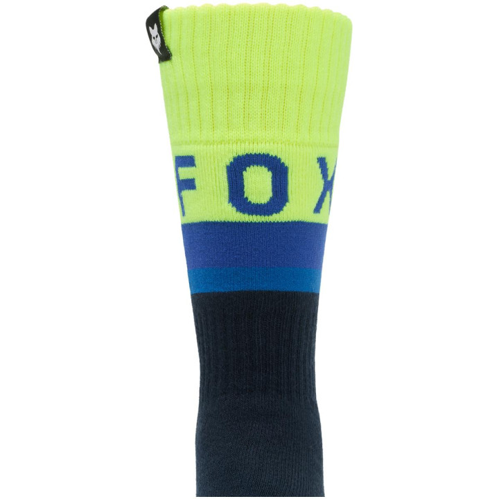 Chaussettes enfant FOX 180 core jaune | Oxmoto