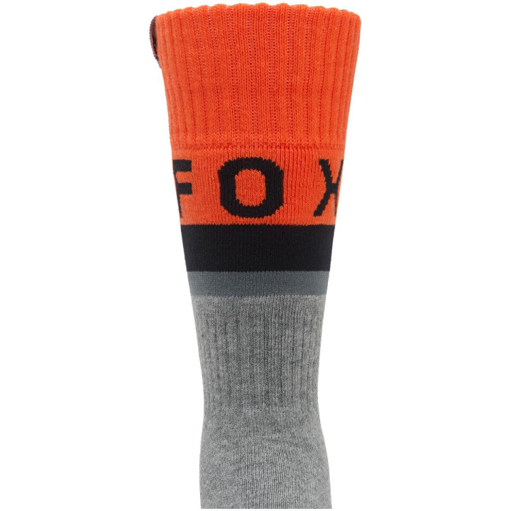 Chaussettes enfant FOX 180 core orange | Oxmoto