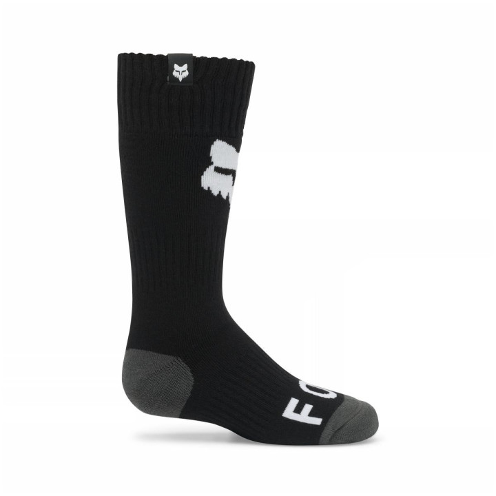 Chaussettes enfant FOX 180 elevated core noir | Oxmoto