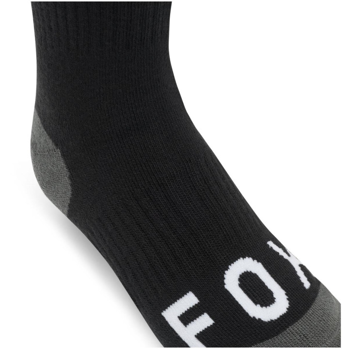 Chaussettes enfant FOX 180 elevated core noir | Oxmoto