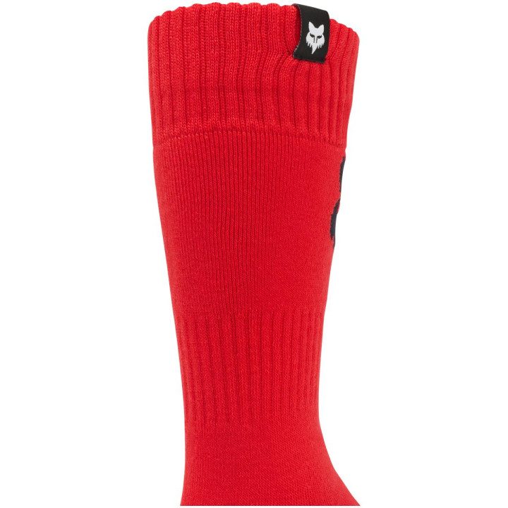 Chaussettes enfant FOX 180 elevated core rouge | Oxmoto