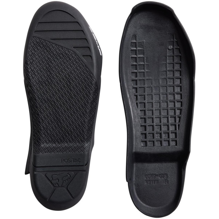 Semelle de bottes FOX 22 comp full outsole noir | Oxmoto