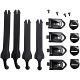 Kit de sangles FOX 22 comp strap kit noir | Oxmoto