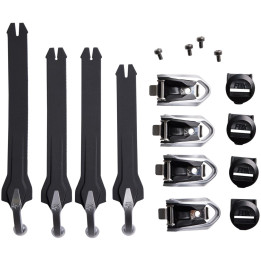 Kit de sangles FOX 22 instinct strap kit noir | Oxmoto