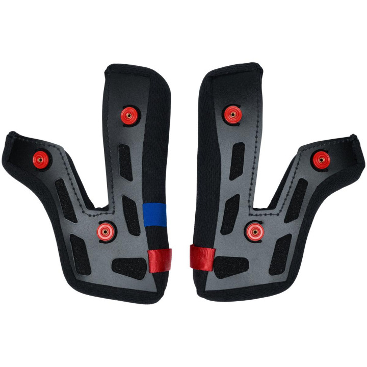 Mousses de joues FOX 24 v3 rs cheek pads - std noir | Oxmoto