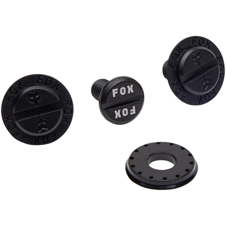 Visière FOX 24 v3 visor screw kit noir | Oxmoto