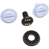 Visière FOX 24 v3 visor screw kit blanc | Oxmoto