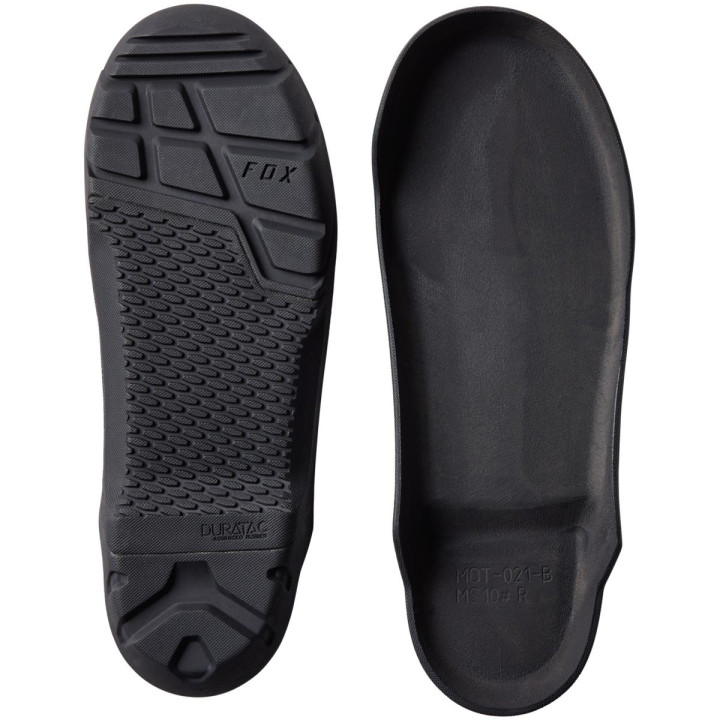 Semelle de bottes FOX motion x full outsole noir | Oxmoto