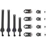 Pièce détachée FOX mx23 yth comp strp/bkl kit noir | Oxmoto