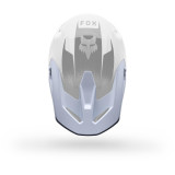 Visière FOX v1 - clutch blanc/noir | Oxmoto