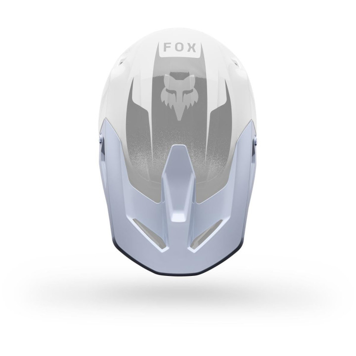 Visière FOX v1 - clutch blanc/noir | Oxmoto
