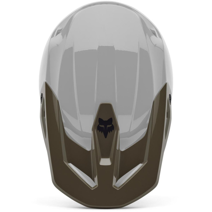 Visière FOX v1 - solid gris | Oxmoto