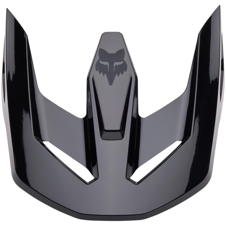 Visière FOX v1 - solid noir | Oxmoto