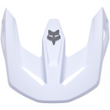 Visière FOX v1 - solid blanc mat | Oxmoto
