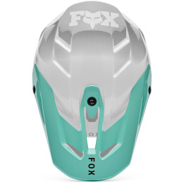 Visière FOX v3 - drip turquoise | Oxmoto