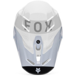 Visière FOX v3 - tine blanc 38910-008-M | Oxmoto