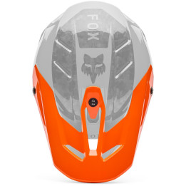 Visière FOX v3 rs - fracture orange | Oxmoto