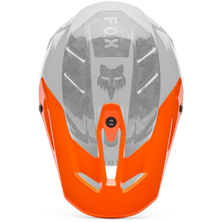 Visière FOX v3 rs - fracture orange | Oxmoto