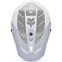 Visière FOX v3 rs - fracture blanc | Oxmoto