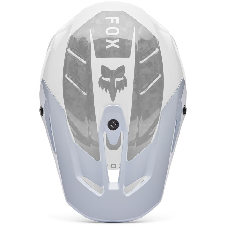 Visière FOX v3 rs - fracture blanc | Oxmoto