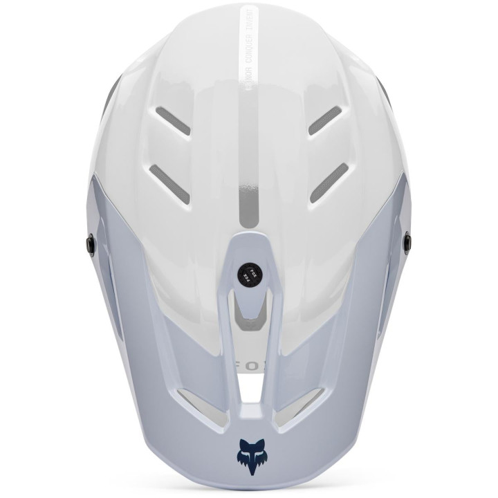 Visière FOX v3 rs - ghost blanc | Oxmoto