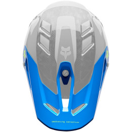 Visière FOX v3 rs - tactile bleu | Oxmoto