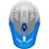 Visière FOX v3 rs - tactile bleu | Oxmoto