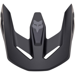 Visière enfant FOX v1 - solid noir mat | Oxmoto