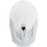 Visière enfant FOX v1 - solid blanc mat | Oxmoto