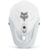 Visière enfant FOX v3 - solid blanc mat | Oxmoto