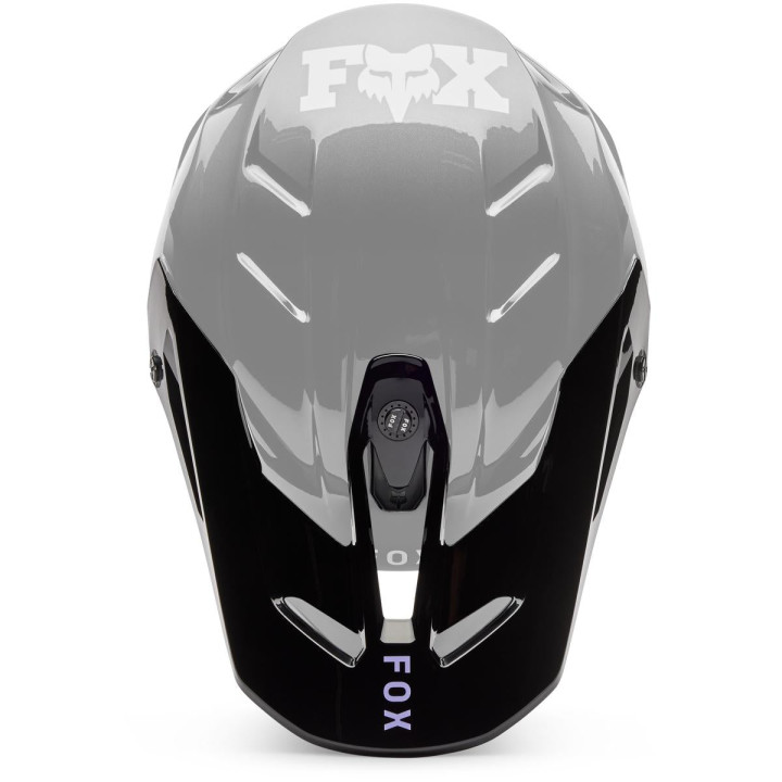Visière enfant FOX v3 - spire noir/violet | Oxmoto