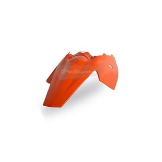 Garde-boue arrière + plaques latérales Polisport orange KTM SX85