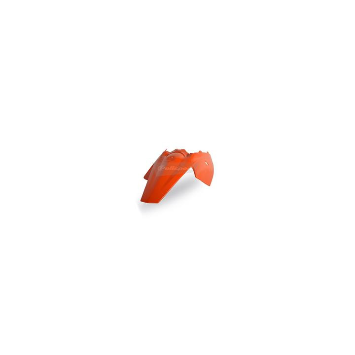 Garde-boue arrière + plaques latérales Polisport orange KTM SX85