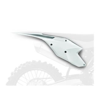 Garde-boue arrière Polisport blanc KTM 1086578002 | Oxmoto