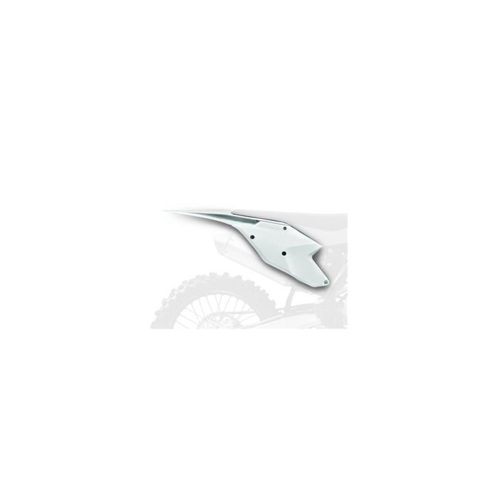 Garde-boue arrière Polisport blanc KTM 1086578002 | Oxmoto