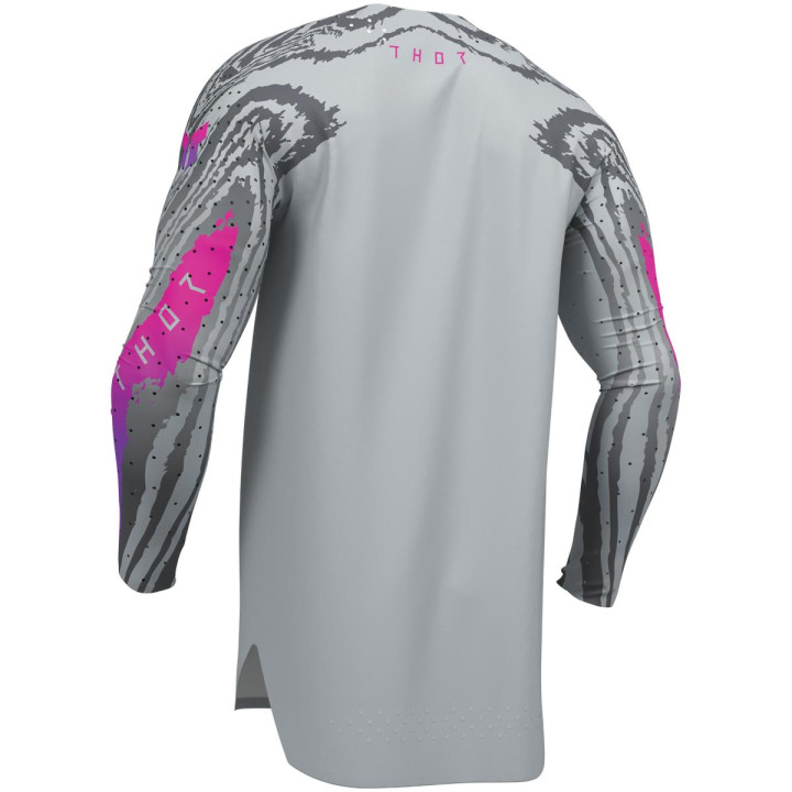 Maillot Thor sportmode damascus gris | Oxmoto