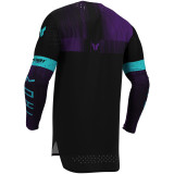 Maillot Thor sportmode vanish noir/violet | Oxmoto