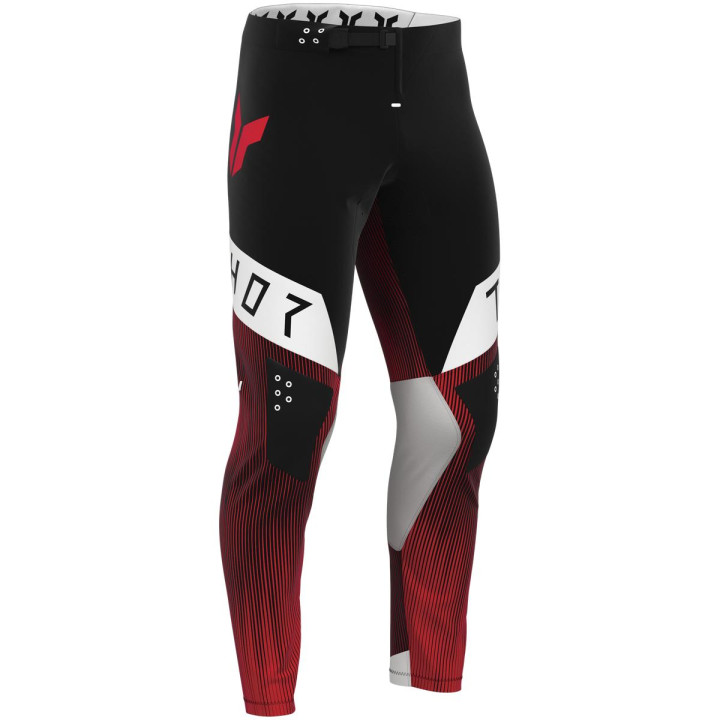 Pantalon Thor sportmode vanish noir/rouge | Oxmoto