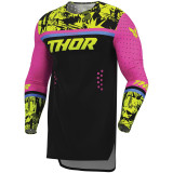 Maillot Thor sportmode punkd noir/fu | Oxmoto