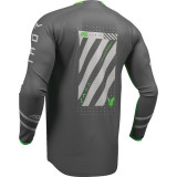 Maillot Thor launchmode futura gris/vert 29108418 | Oxmoto