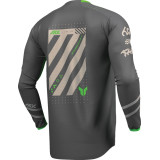 Maillot Thor launchmode futura gris/vert 29108418 | Oxmoto