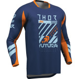 Maillot Thor launchmode futura bleu/orange | Oxmoto
