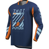 Maillot Thor launchmode futura bleu/orange | Oxmoto